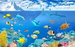 海底世界水族馆背景墙