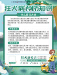 医疗健康狂犬病预防海报