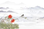 中式背景墙