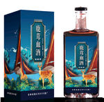 鹿茸血酒包装平面分层图