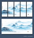 禅境水墨山水