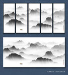 新中式山水画