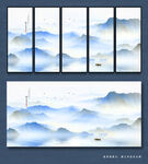 巨幅山水画