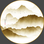 新中式水墨画