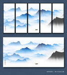 山水壁画