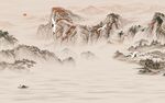 中国风新款背景山水 TIF分层
