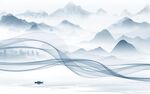 高档 客厅最新山水 TIF分层