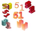 立体字五一