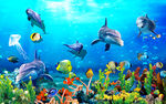 海洋世界海底世界D立体图