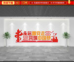 永远跟党走文化墙