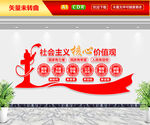 社会主义核心价值观文化墙
