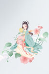 唯美古风女孩形象设计