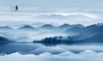 水墨山水画
