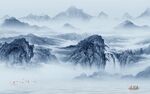 意境新款中式山水 tif分层