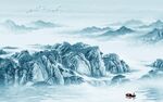 现代意境新画山水 TIF分层