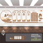 廉政文化墙展板