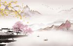 新款 客厅高端山水 TIF分层