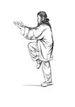 插画 人物 线稿