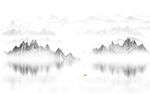 抽象山水画