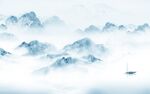 别墅电视客厅山水 TIF分层