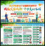 全国防灾减灾日宣传展板