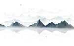 山水水墨画