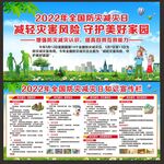 全国防灾减灾日展板