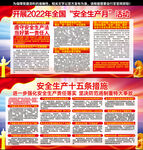 2022安全生产月宣传栏