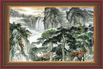 办公室山水画