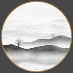 水墨山水画