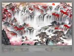 国画山水画