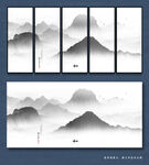 软包山水画