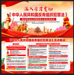 反有组织犯罪法展板