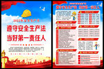 安全生产月海报