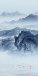人气 玄关风景山水 TIF分层
