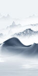 人气风景山水玄关 TIF分层