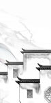 徽派现代山水玄关 TIF分层