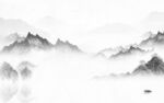 新上架客厅风景山水 tif分层