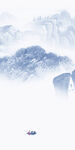 水墨新款山水玄关 tif分层