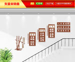 社会主义核心价值观楼梯文化