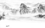 电视别墅客厅山水 TIF分层
