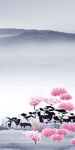 江南新玄关画山水 TIF分层