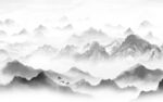 别墅 高档灰色山水 tif分层