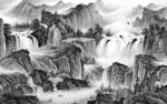 新品意境新山水图 tif分层