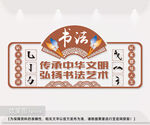 书法培训室文化墙
