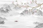 新中式背景墙