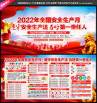 2022年全国安全生产月展板