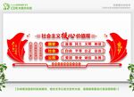 价值观造型墙