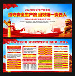 安全生产月海报