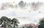 国画 高清山水 TIf分层